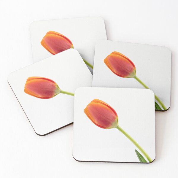 Item preview, Orange Leaning Tulip Minimalist Still Life  designed and sold by HomePlusArts.