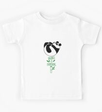 Balance Is Everything! Tumbling panda. Kids Tee