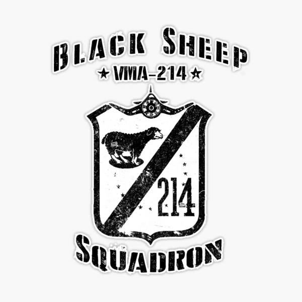 Black Sheep Squadron WWII Vintage | Sticker