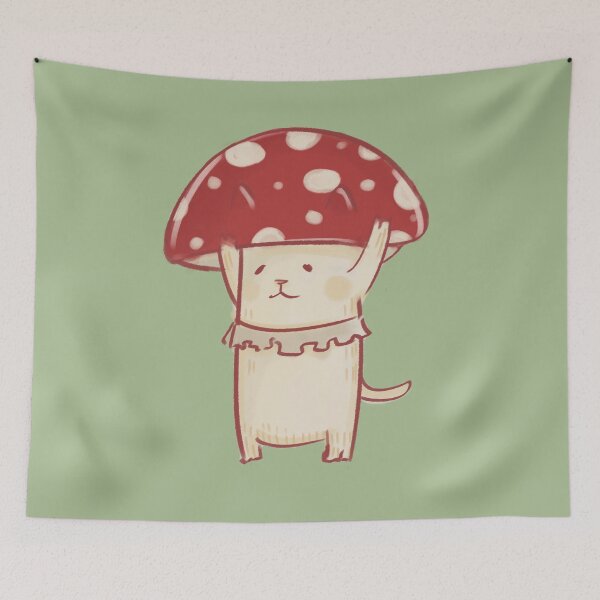 Item preview, Forest Mushroom Cat  designed and sold by Sweets-trolley.