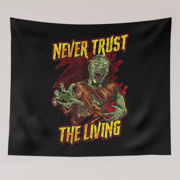 Item preview, Never Trust The Living Classic T-Shirt designed and sold by Fado Store.