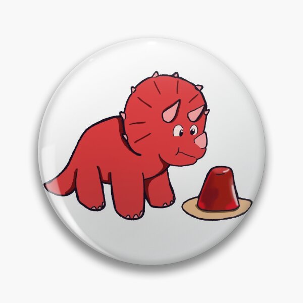 Item preview, triceratops eating Jello designed and sold by Vyn319.