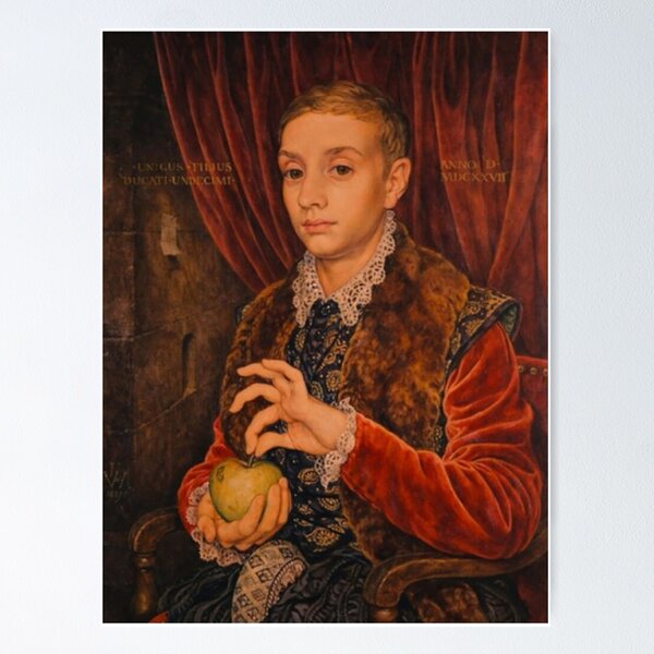 Item preview, Boy With Apple Painting designed and sold by Stanmansour16.