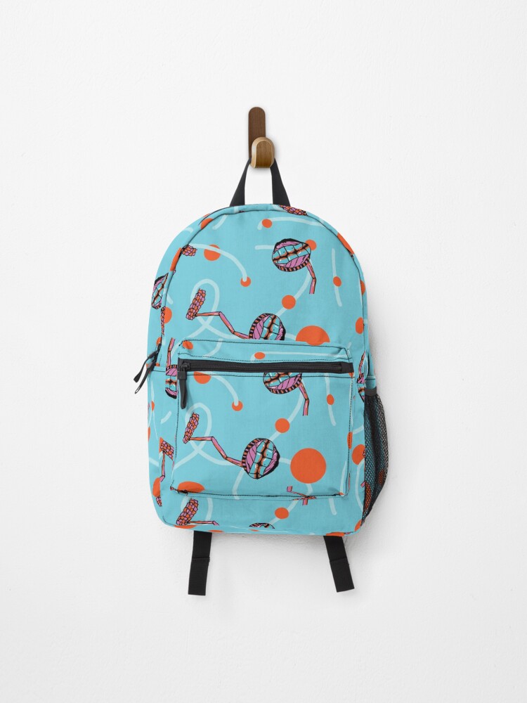 Thumbnail 1 of 3, Backpack, Teeth float Pattern designed and sold by Fahrtwindy.
