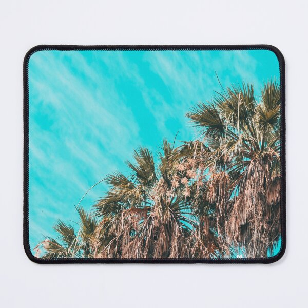 Item preview, Pastel Palm Trees Nature Blue Sky Hearts designed and sold by thesandrafadzai.