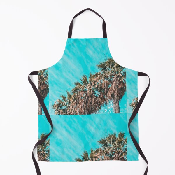 Item preview, Pastel Palm Trees Nature Blue Sky Hearts designed and sold by thesandrafadzai.