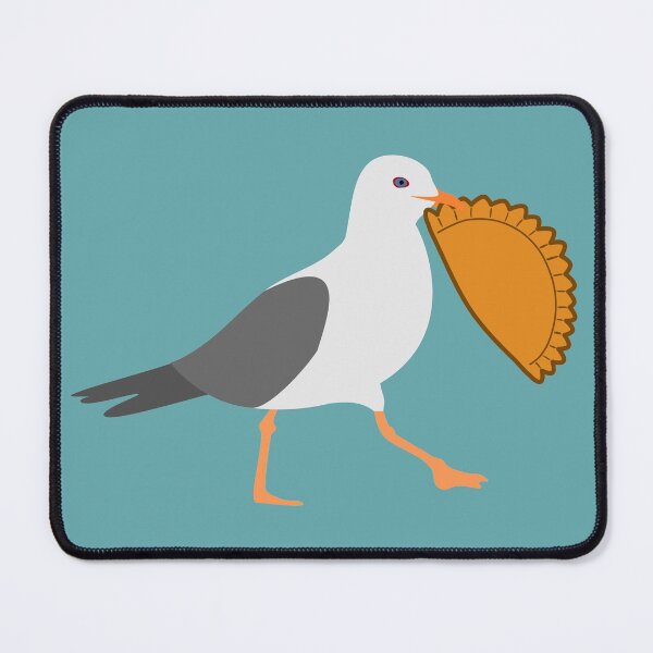 Artikelvorschau, Möwe stiehlt Cornish Pasty Lustige Cornwall Strand Themen entworfen und verkauft von cashewdays.