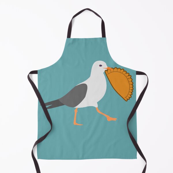 Item preview, Seagull Stealing Cornish Pasty Funny Cornwall Beach Themed designed and sold by cashewdays.