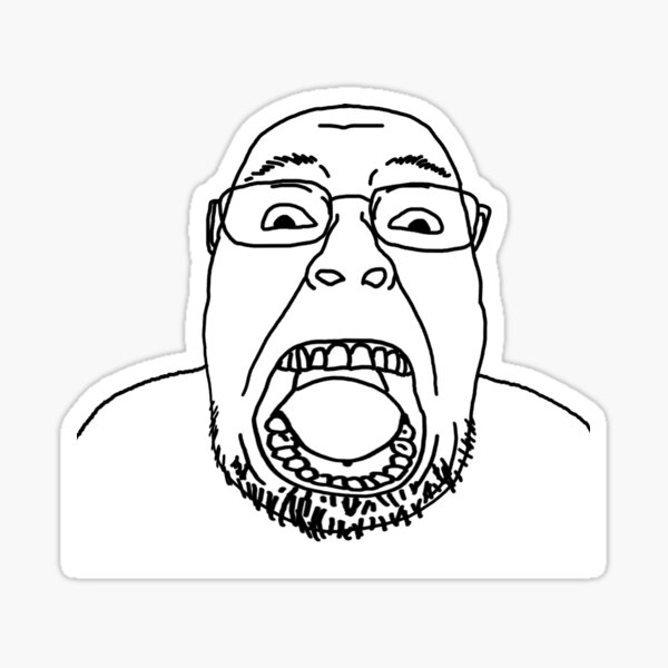 Vista previa del artículo con la obra «Soyjack horrible», diseñado y vendido por CryptoScape.