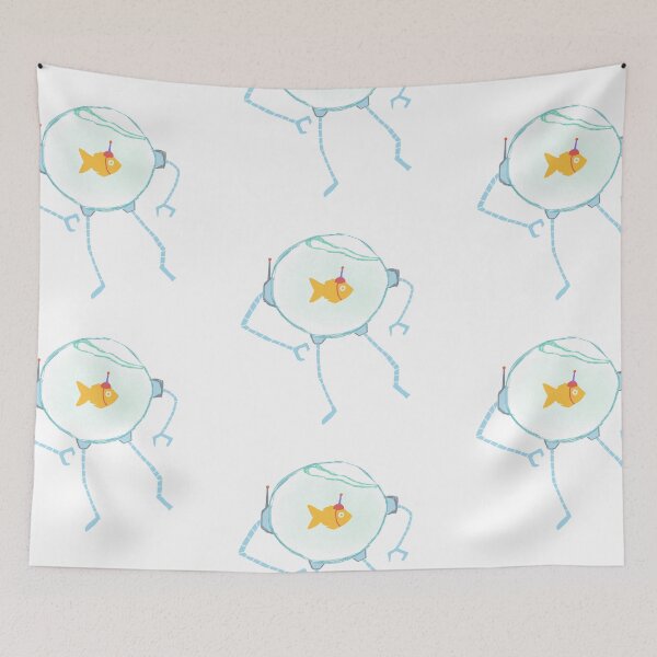 Item preview, Fish in robot designed and sold by -ink-.