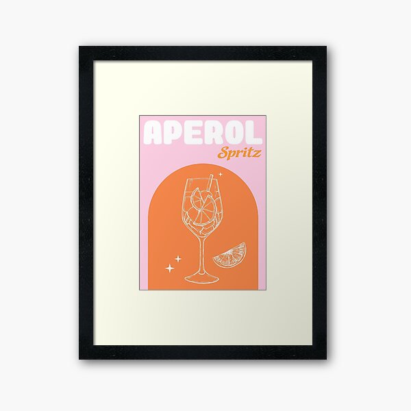 Aperol Spritz Framed Art Print
