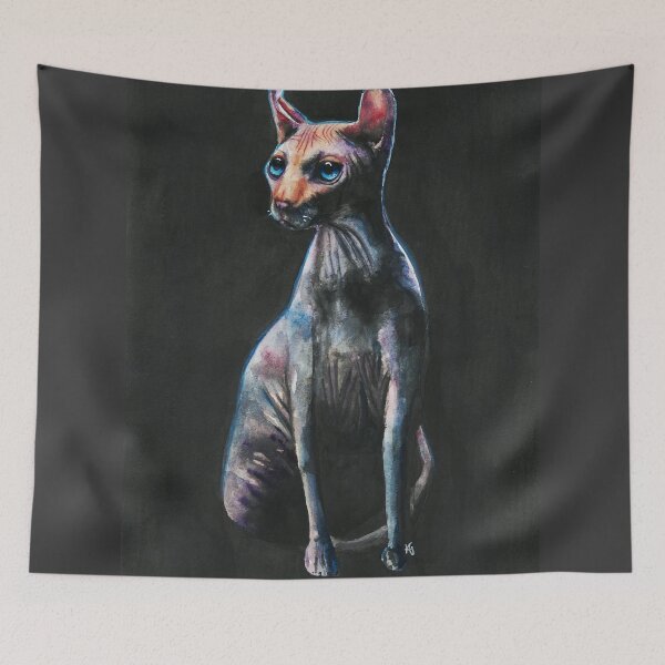 Item preview, Sphynx cat designed and sold by TwoFullMoonsArt.