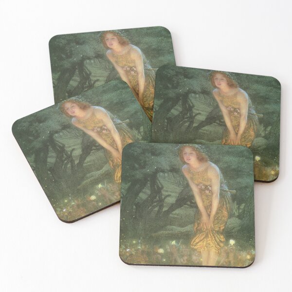 Item preview, Midsummer Eve is a painting by Edward Robert Hughes designed and sold by Bellathewilde.