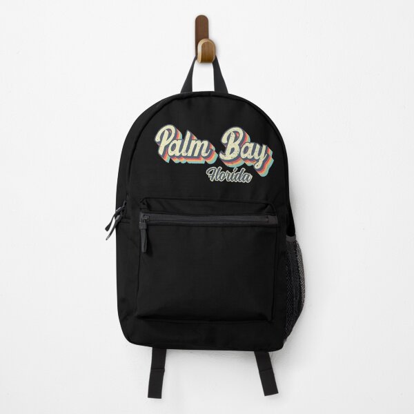 Item preview, Palm Bay City Florida Retro Vintage 70s rainbow designed and sold by Teelogic.