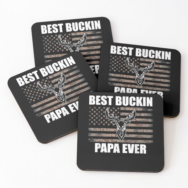 Item preview,  Deer Hunting Best Bucking Papa American Flag designed and sold by donnagia.