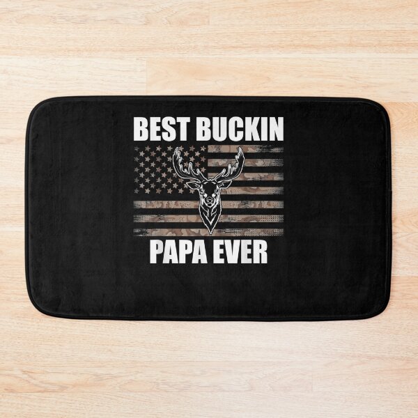 Artikelvorschau,  Hirschjagd Best Bucking Papa American Flag entworfen und verkauft von donnagia.