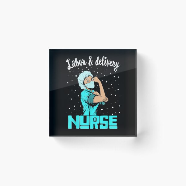 Item preview,  Labor Delivery Nurse Rosie Riveter Nursing Gift designed and sold by donnagia.