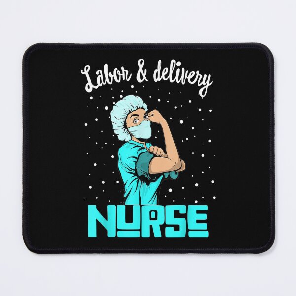 Item preview,  Labor Delivery Nurse Rosie Riveter Nursing Gift designed and sold by donnagia.