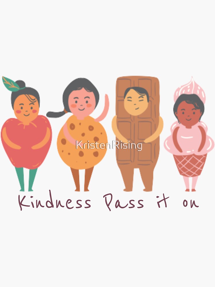 Kindness Pass It On Stickers - Roll of 200