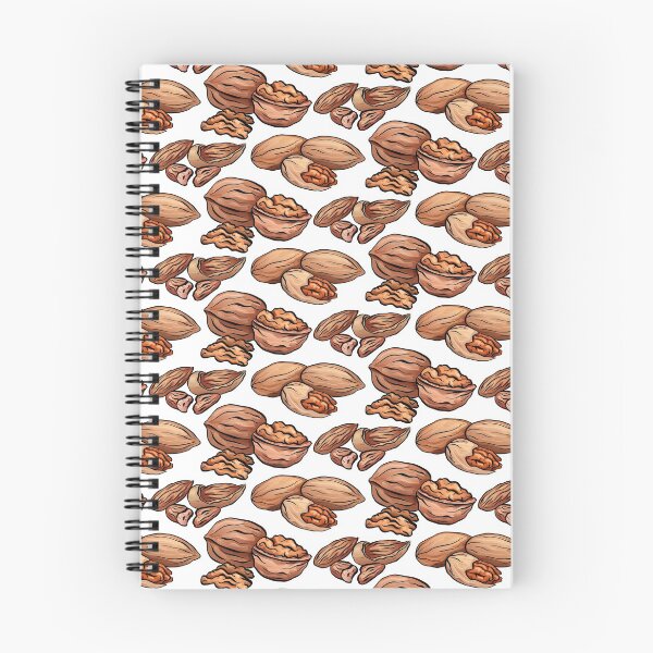 Item preview, Pattern with colored cartoon nuts  designed and sold by Veleri.