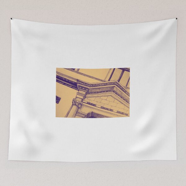 Item preview, Drawing illustration of building detail of classical entrance  designed and sold by oanaunciuleanu.