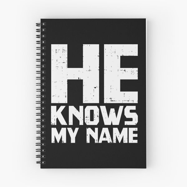 Item preview, He Knows My Name Bible God Jesus Religious Christian Gift Long Sleeve T-Shirt designed and sold by stagnittae.