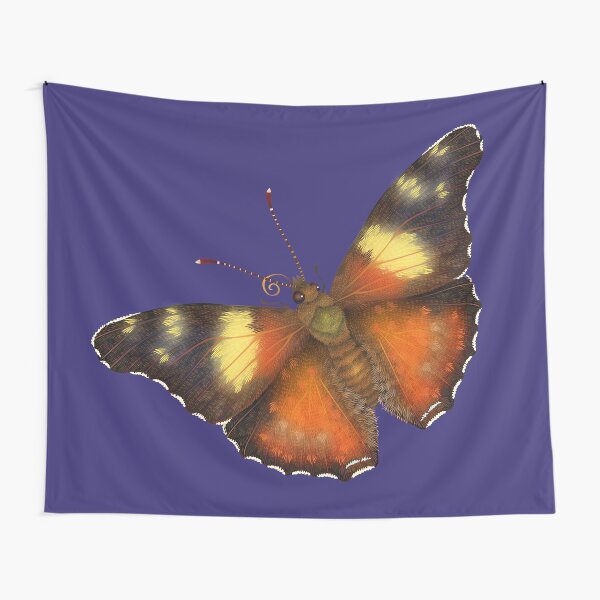 Yellow Admiral Butterfly Tapestry
