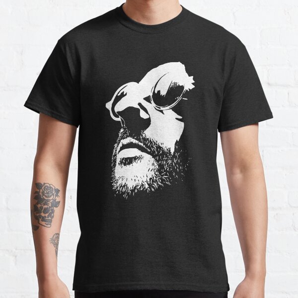 Lèon Movie Black and White Vectorized <3 Classic T-Shirt