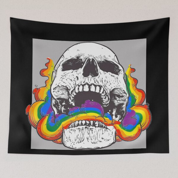 Item preview, Halloween LGBT Scary Skull designed and sold by freeArt10.