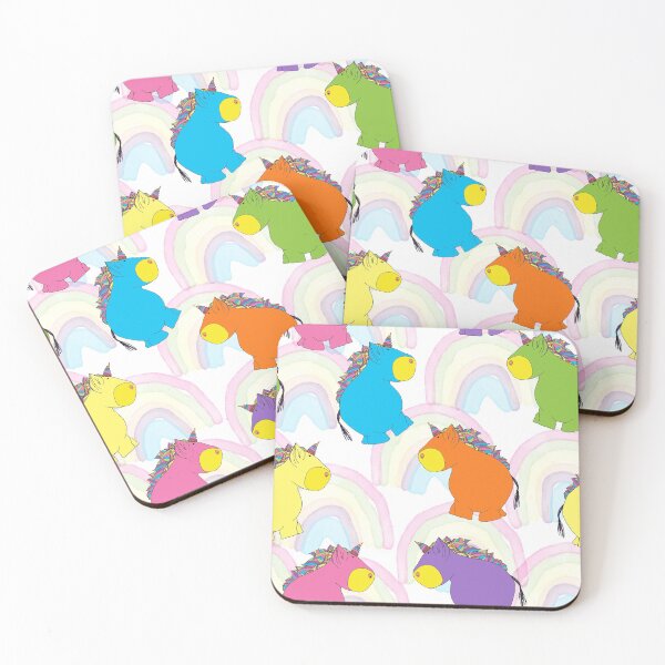 Item preview, Rainbow Unicorns  designed and sold by Traceofcolour.