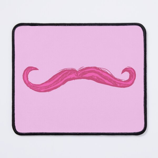 Item preview, Handlebar Mustache (pink) designed and sold by -ink-.
