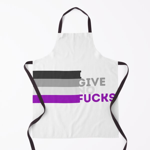 Item preview, I Give No Fucks. Asexual Pride designed and sold by Subtle Pride Shop.