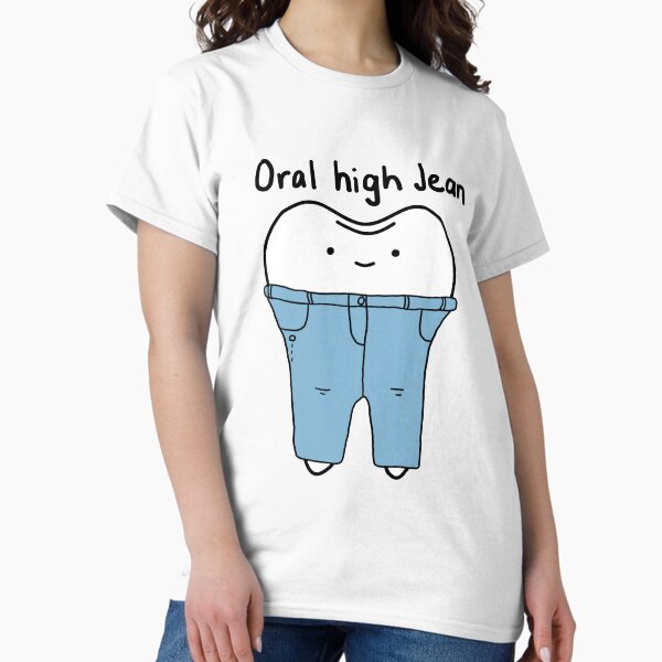 Artikel-Vorschau von Oralsex hohe Jeans, designt und verkauft von Toothy Designs.