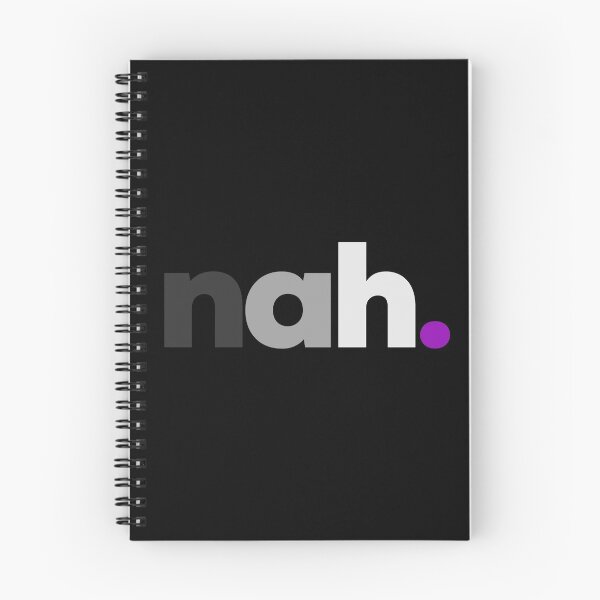 Item preview, Nah. Asexual Pride designed and sold by Subtle Pride Shop.