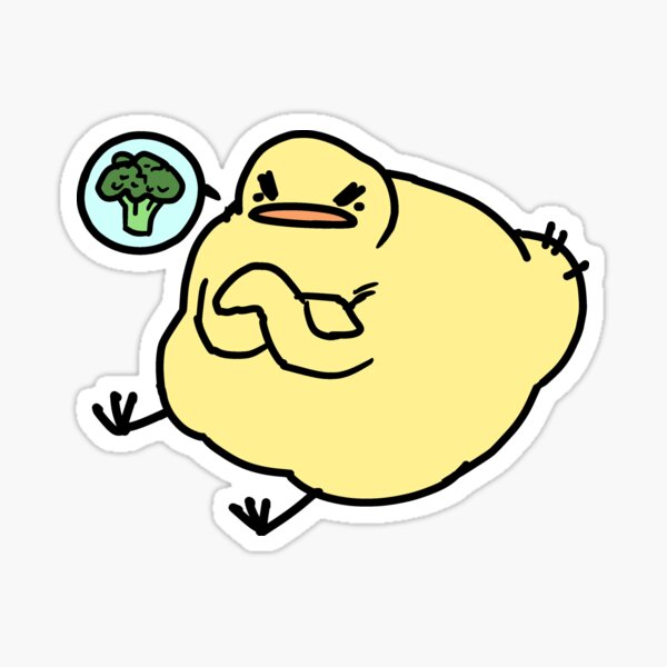 Picky Birdblob Sticker