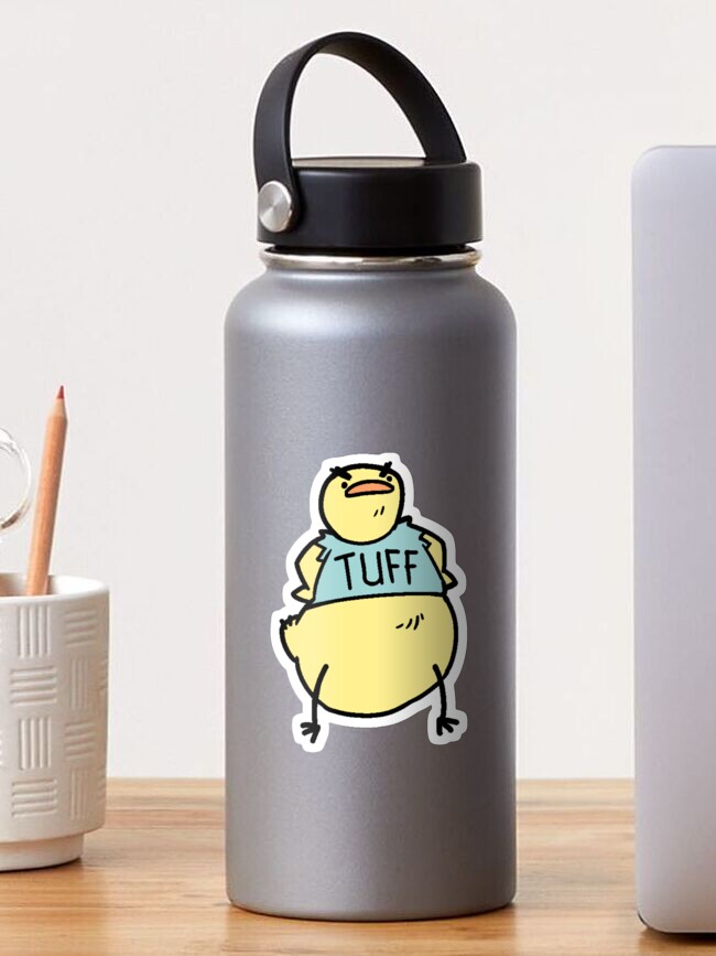 Thumbnail 1 of 3, Sticker, Tuff Birdblob designed and sold by Sabtastic.