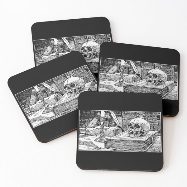 Item preview, Skull on Books designed and sold by Murbee.