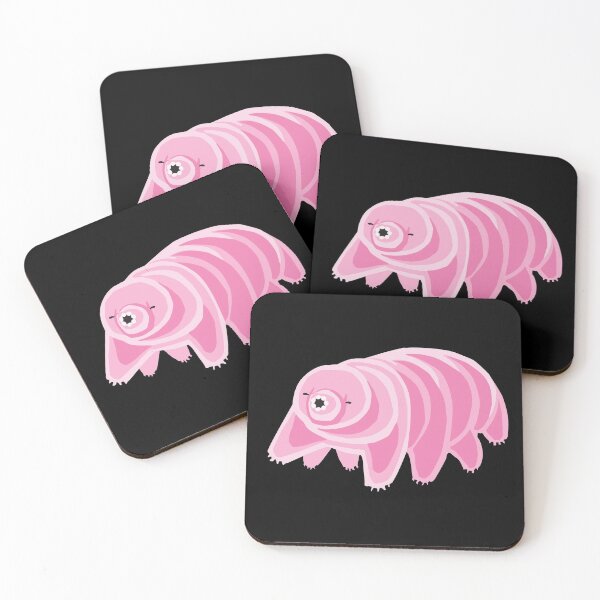 Item preview, Chubby Tardigrade Cute Baby Pink designed and sold by KerriKerri.