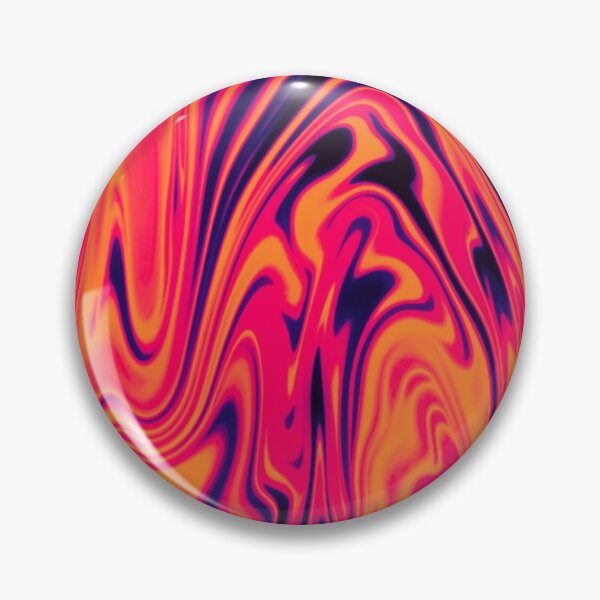 Item preview, orange purple psychedelic swirl trippy artwork abstract acrylic designed and sold by Golden-place.