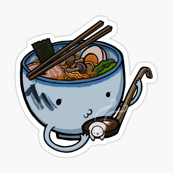 Ramen :: Carnivorous Foods Series Sticker