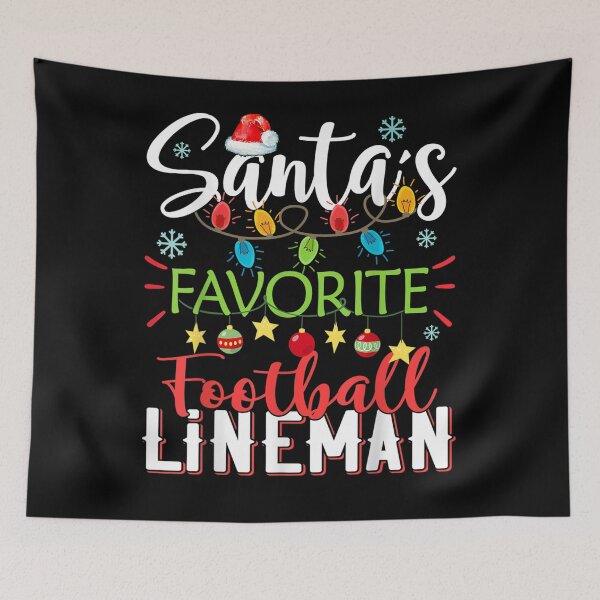Item preview,  Santas Favorite Lineman Xmas Light Christmas designed and sold by donnagia.