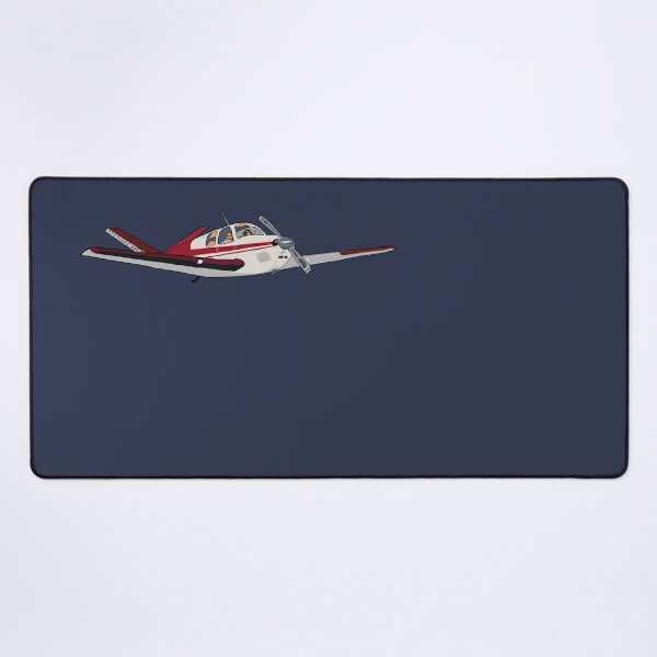 Item preview, Beech Bonanza V-Tail Illustration Retro Design designed and sold by RealPilotDesign.