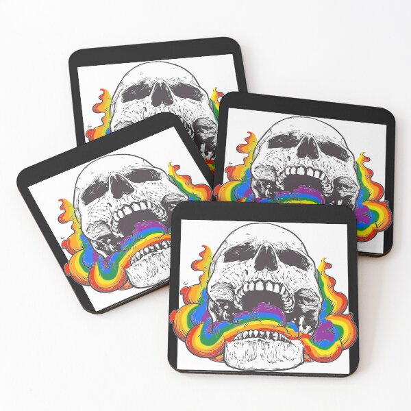 Item preview, Halloween LGBT Scary Skull designed and sold by freeArt10.