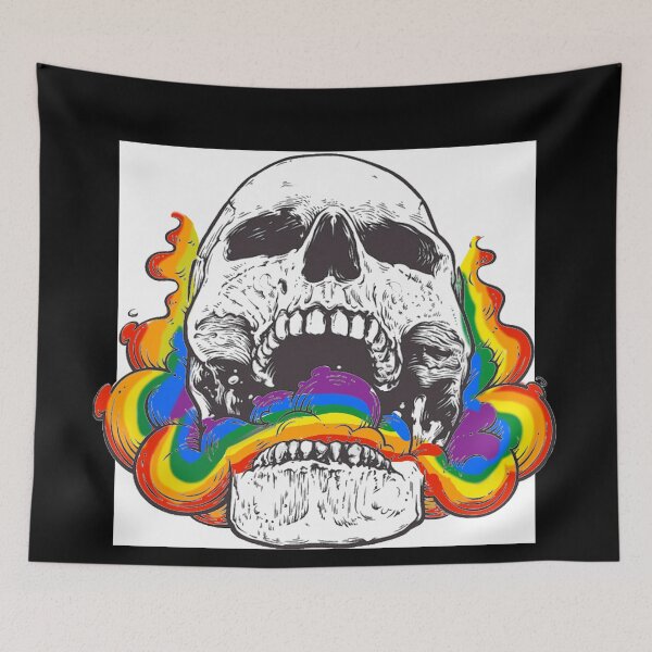 Item preview, Halloween LGBT Scary Skull designed and sold by freeArt10.