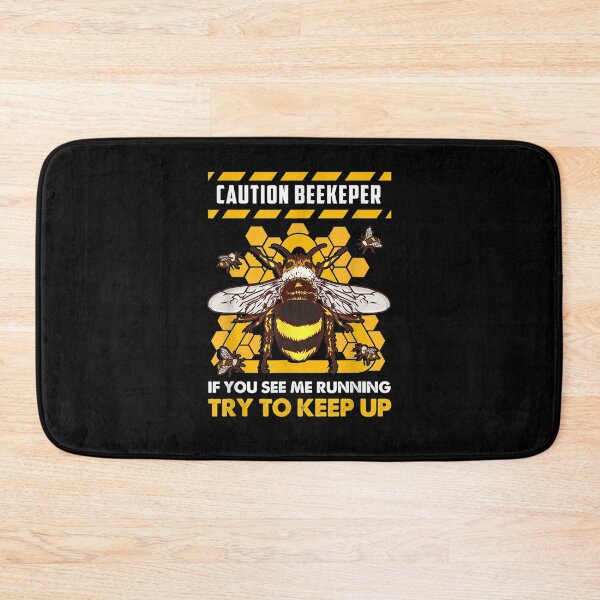 Item preview,  Caution Beekeeper Running Keep designed and sold by donnagia.