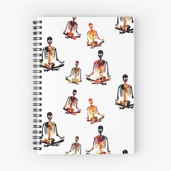Item preview, Meditating skeleton gang is on Fire designed and sold by stickmeok.