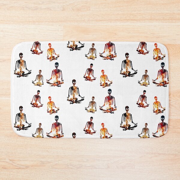 Item preview, Meditating skeleton gang is on Fire designed and sold by stickmeok.