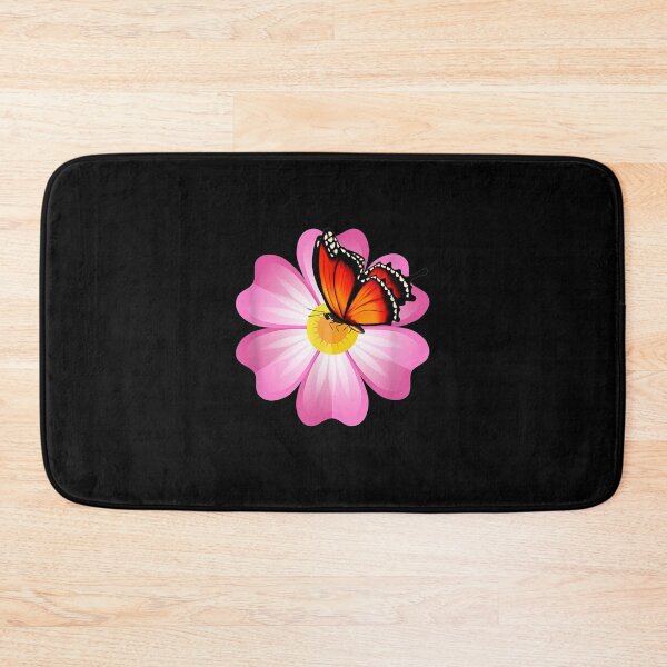 Item preview,  Pink Flower Orange Butterfly designed and sold by donnagia.
