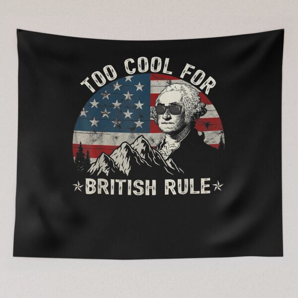 Item preview,  Cool British Rule George Washington July Flag designed and sold by donnagia.