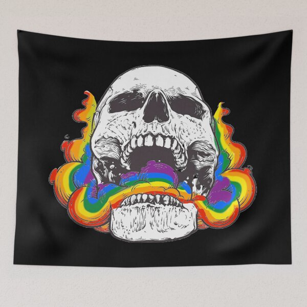 Item preview, Halloween LGBT Scary Skull designed and sold by freeArt10.
